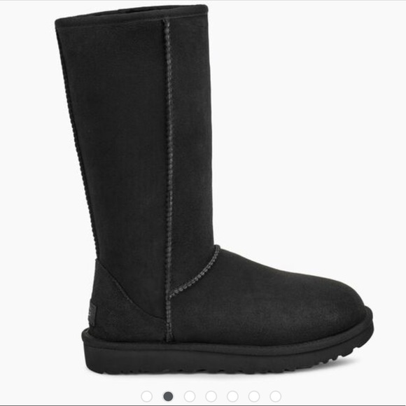 UGGs tall 12” boots black W7 - Picture 5 of 7